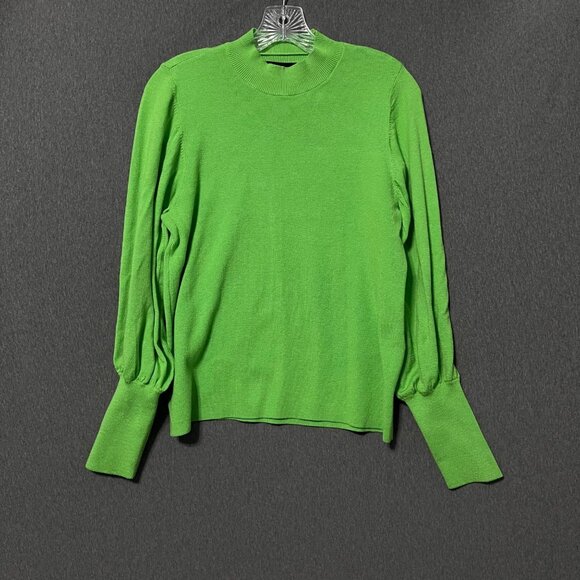 Vero Moda Womens Kelly Green‎ Long Sleeve Sweater Size 1X Polyester Nylon - Picture 1 of 11
